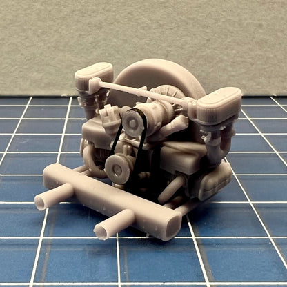 Flat 4 Engine Round Fan Porsche Boxer VW 1/24