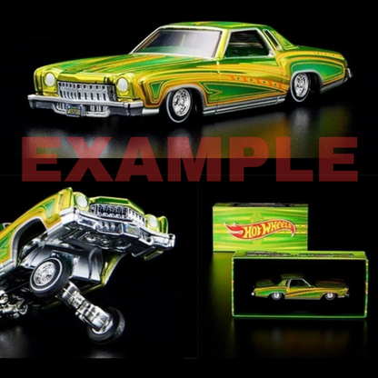 1975 Chevy Monte Carlo Green Hot Wheels RLC 1/64 (2023)