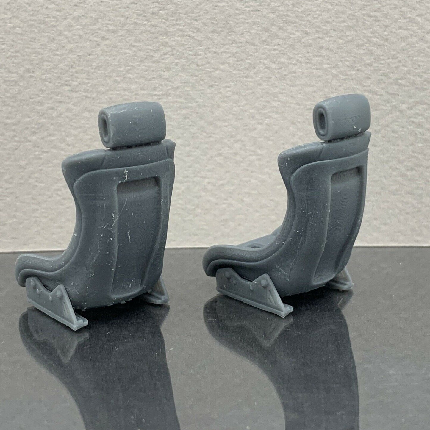 Set of Recaro Race Seats for any Model Kit 1/24 1/25