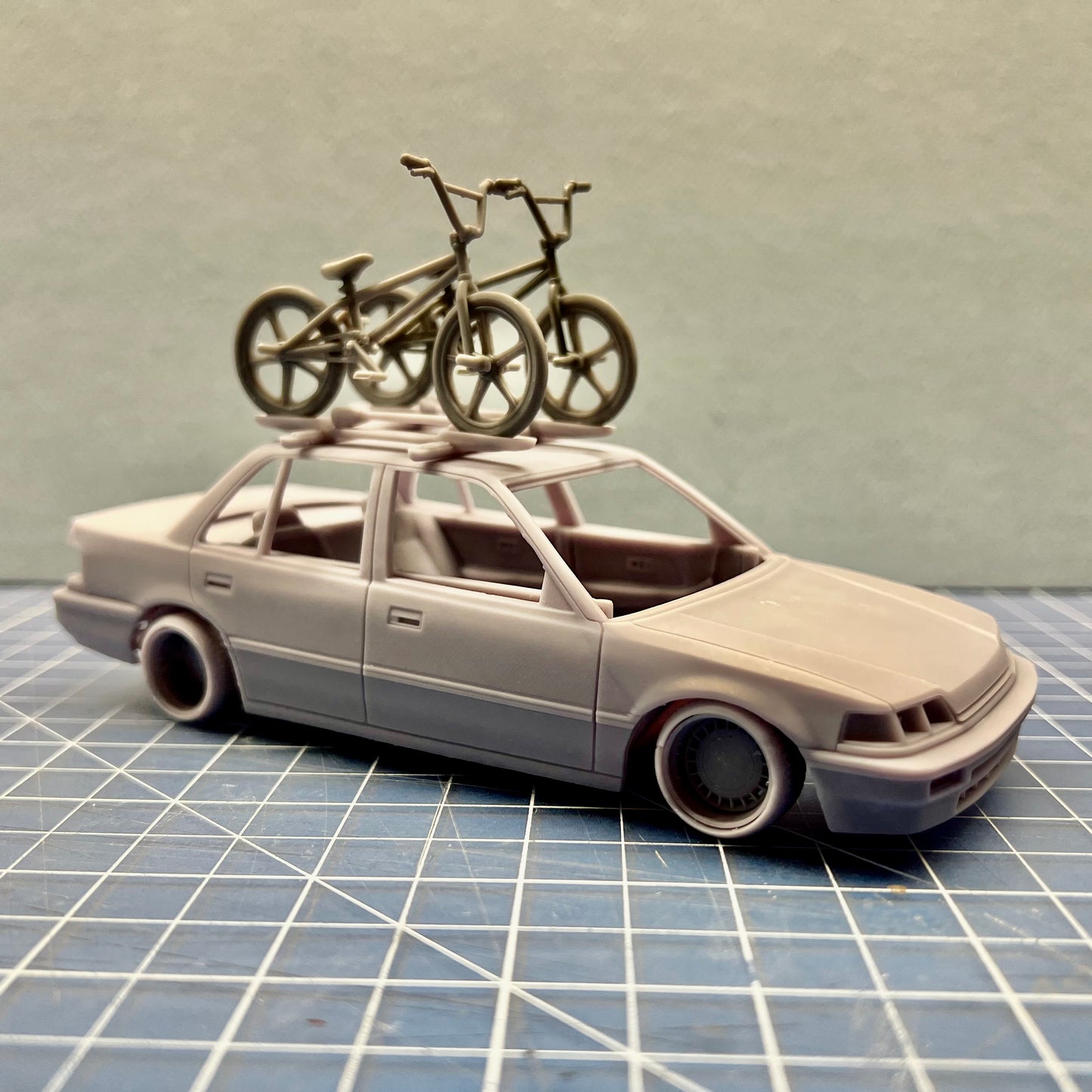 Custom Car Bike Roof Rack for any Kit 1/24 1/25