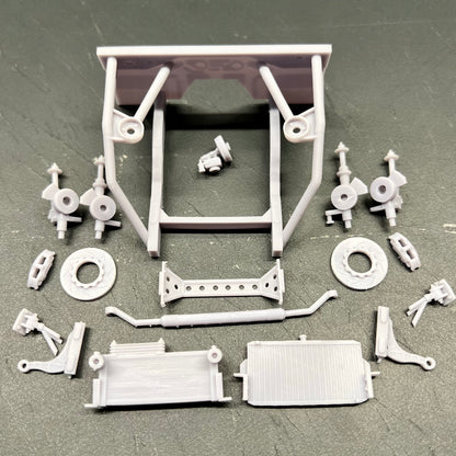 Tube Frame Front End Kit Chassis Generic Universal 1/24 1/25