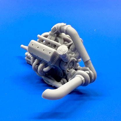 Hemi Single Turbo Engine 1/25